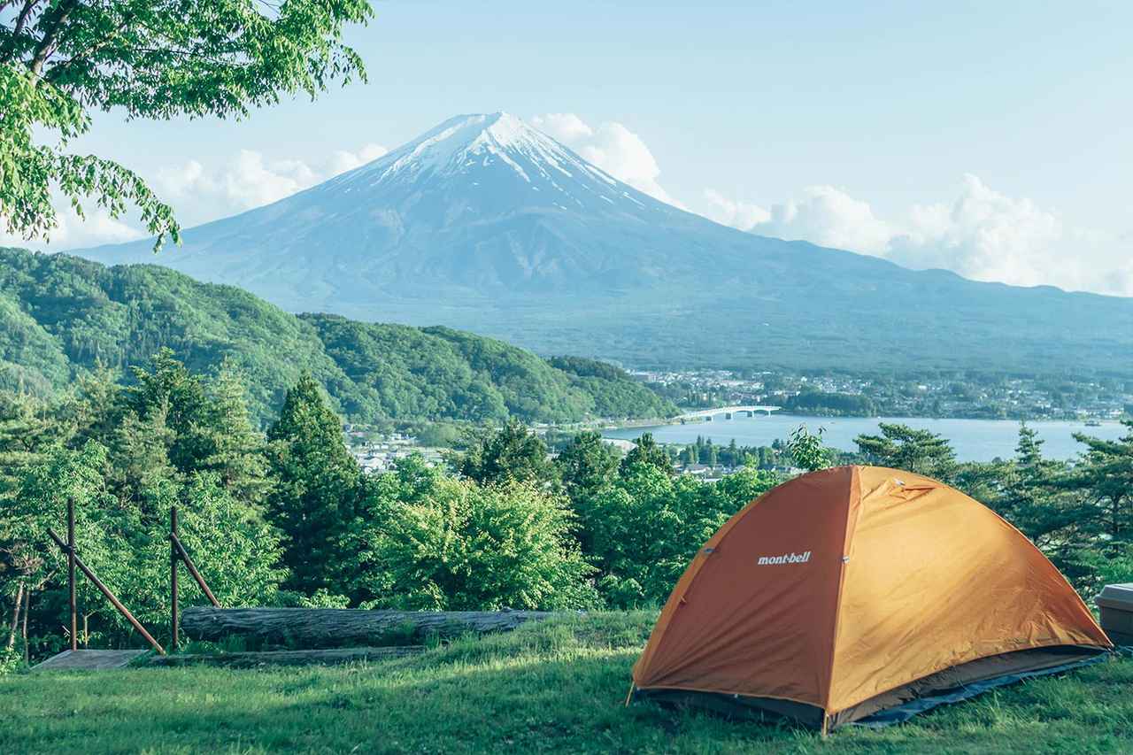 【山梨県】富士山&河口湖を望む「Retreat camp まほろば」　設備充実の高規格キャンプ場