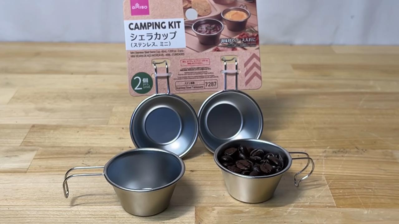 ダイソーに新作シェラカップ2種が登場！圧倒的コスパの「ミニ」と「折りたたみ式」をレビュー