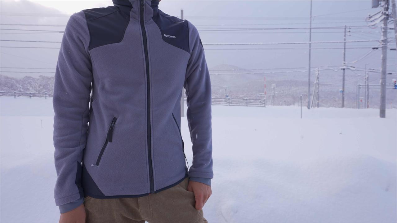 北海道の寒さにも負けないフリース！冬に大活躍のQuechua（ケシュア） SH500 X-WARM