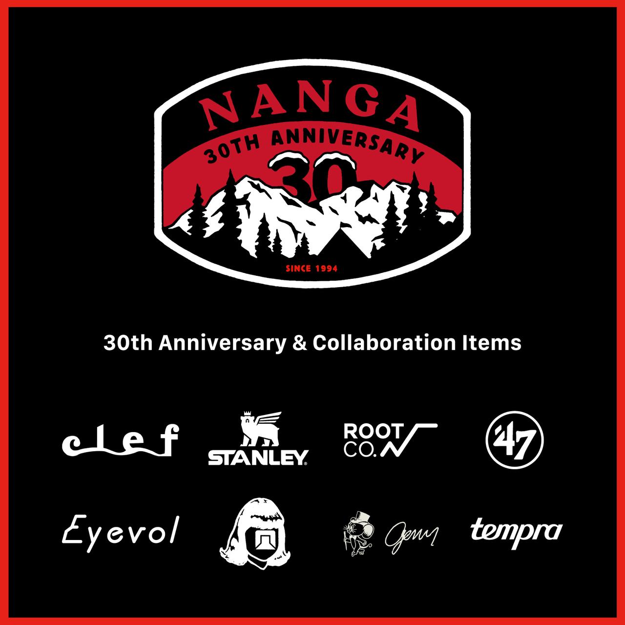 【NANGA（ナンガ）】30th Anniversary&Collaborationアイテムの第一弾が2024年5月17日（金）より発売中！