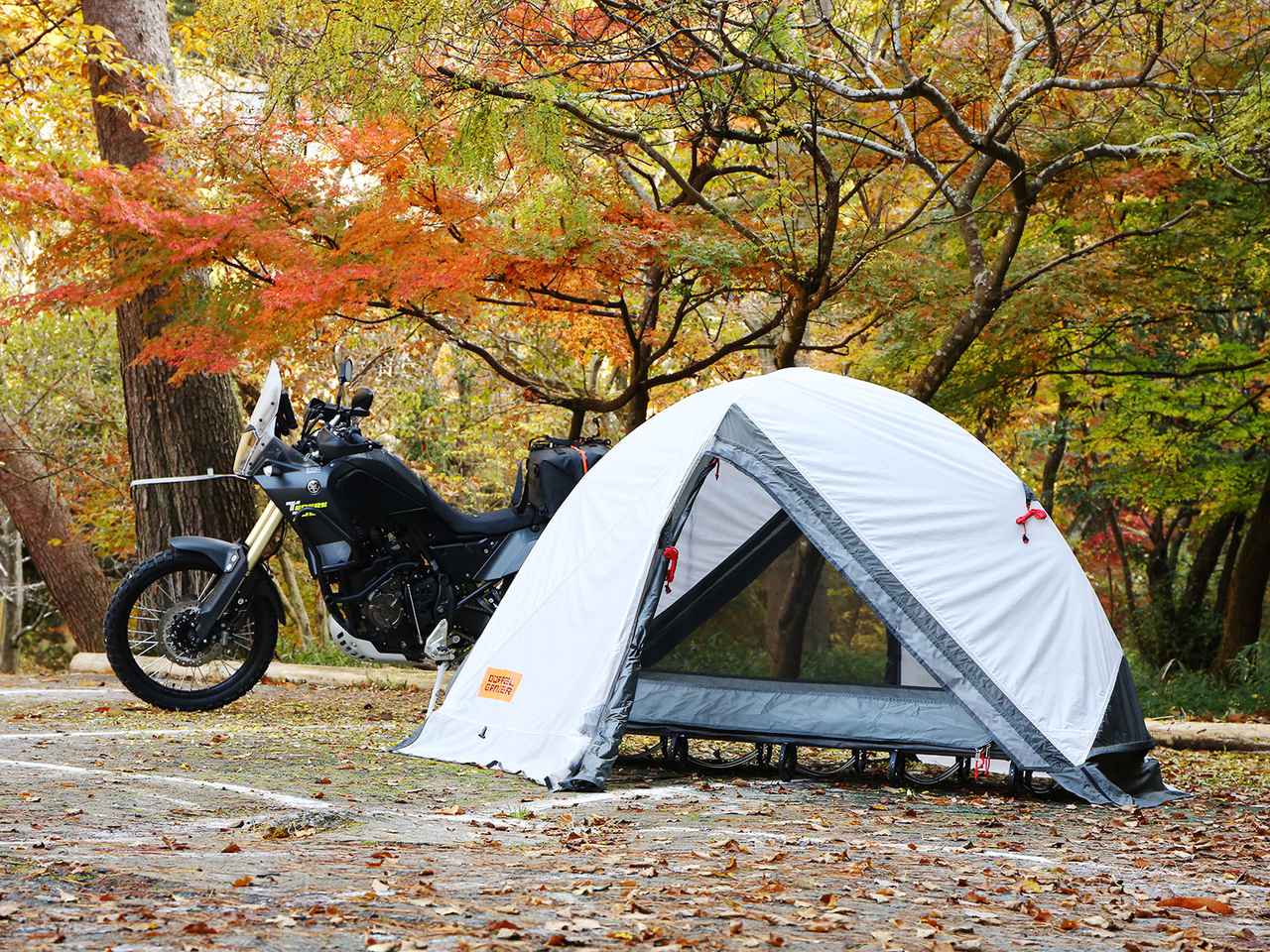 DOPPELGANGER(R)（ドッペルギャンガー）よりテント付きコット「バイクツーリングコットテント」が新発売！