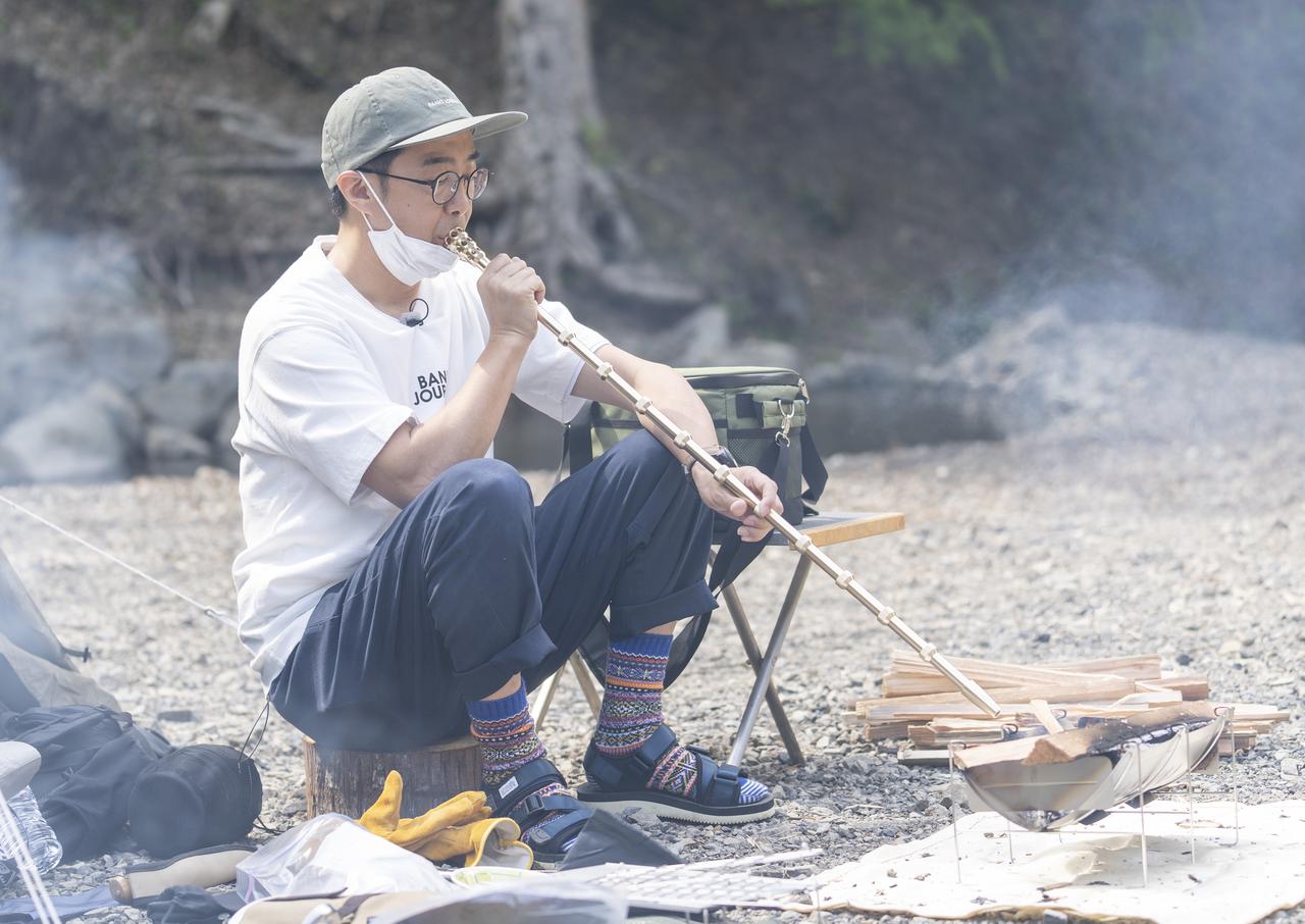 “江凸崎流 ゆったりチルキャンプ（前編）”  高性能火吹き棒が超ロングに変身!? 話題の万能プライヤー登場【おぎやはぎのハピキャン】