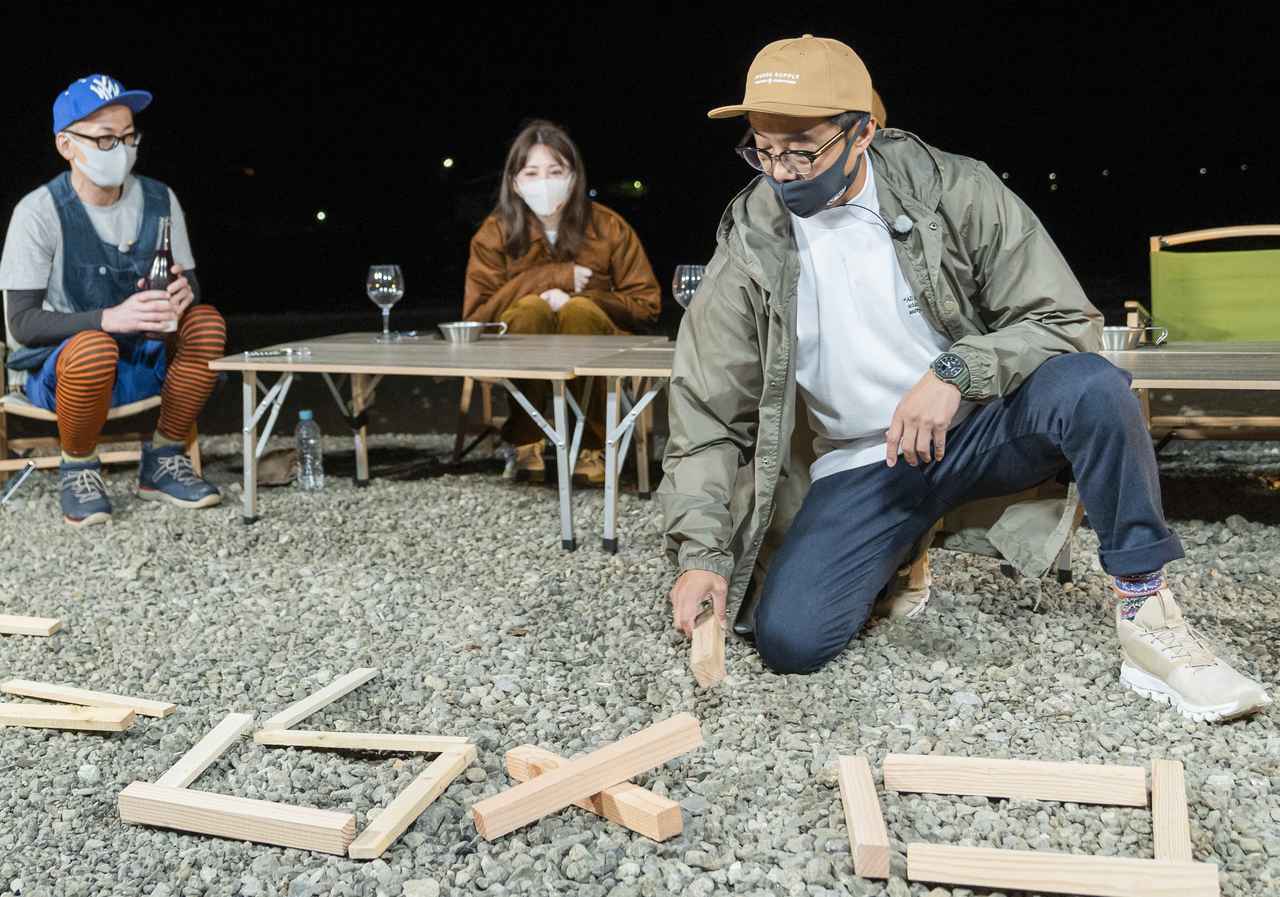 【番組ロケ密着】「おぎやはぎのハピキャン」カンニング竹山流・湖畔キャンプ（後編）二人目のゲスト髭男爵・ひぐち君登場 絶品ワインにマリアージュをレクチャー