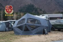 ＼『キャンプ大賞2025』1位受賞／【TOKYO CRAFTS】の『グラハス』をレビュー。話題の大型シェルター設営は超簡単だった！