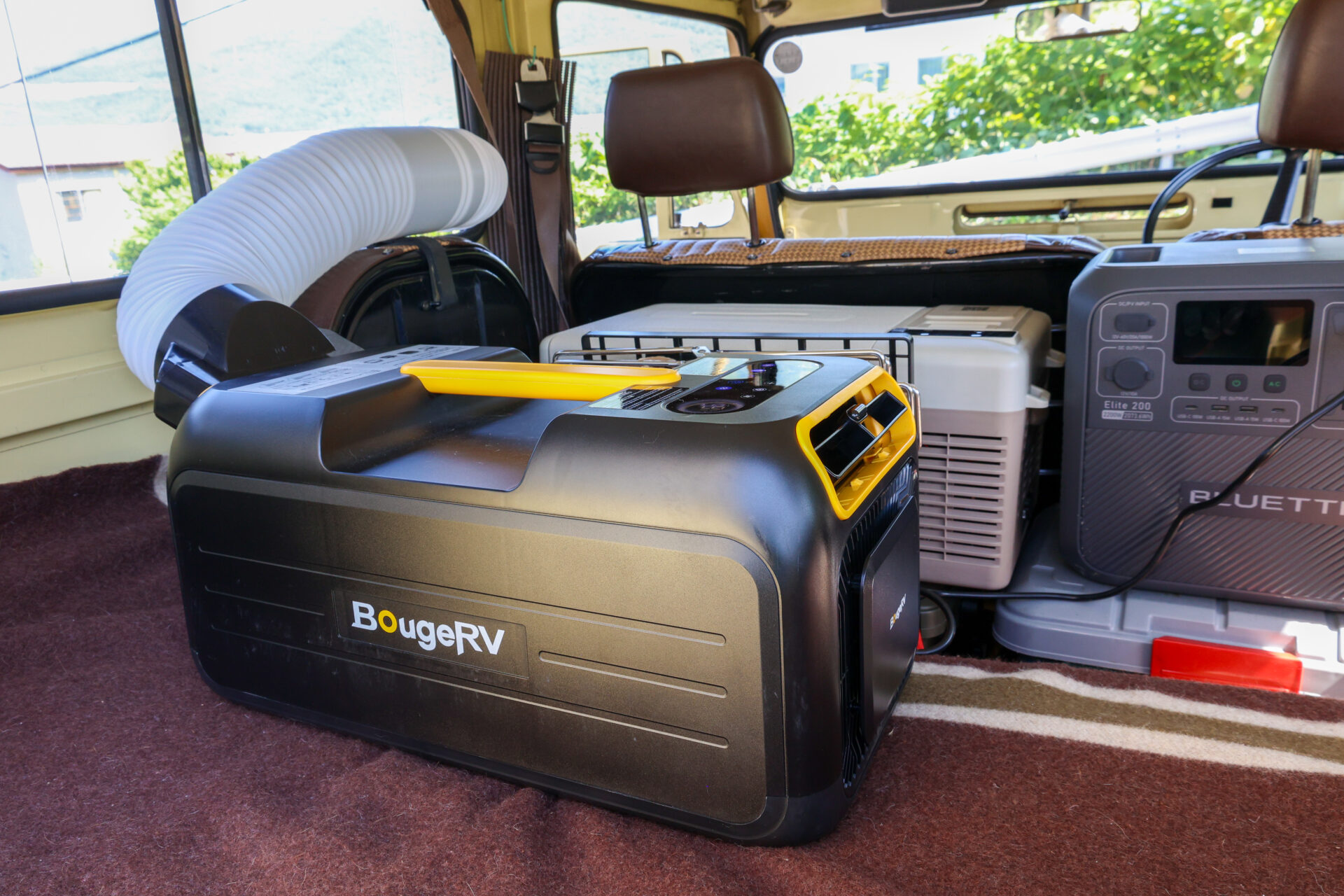 【猛暑の救世主】BougeRVの『3500BTU ポータブルエアコン』で真夏の車中泊も快適に！