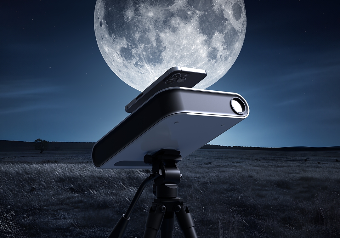 星空キャンプがもっと楽しく！スマホが天体望遠鏡になるヘスティアで、宇宙を観測