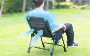夏キャンプの救世主!? サンコーの「セナクール アウトドアチェア」で背中の蒸れとおさらば！