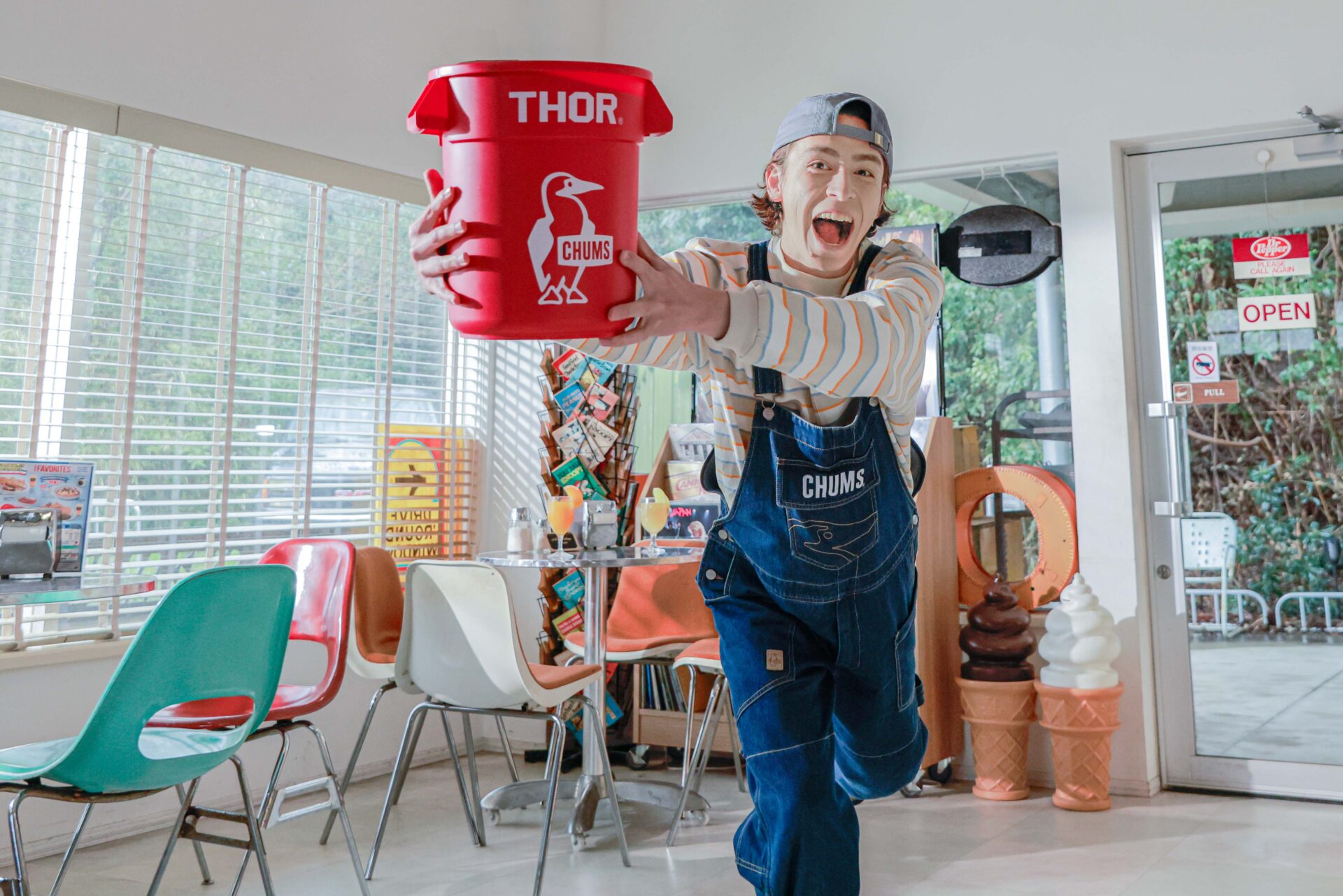 CHUMSとTHORが初コラボ！レトロアメリカンなデザインのバケツ型コンテナ新登場！