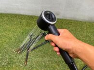 【買って正解】子連れキャンプの救世主！FIELDOORポータブルシャワーが超使える3つの理由