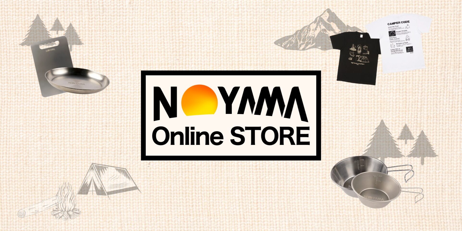 アウトドアと日常をつなぐ！NOYAMAが公式ECサイトをオープン、オリジナルとセレクトの2ラインで販売開始