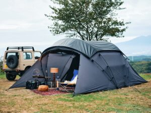 TOKYO CRAFTSの軽量シェルター「エフィカ」がもっと快適に。新作オプションと大型チタン酒器が登場