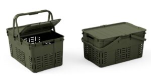 「トランクカーゴ」のタフさをそのままに、片手で運べる機動力をプラス。新収納『メッシュカーゴ36』が登場