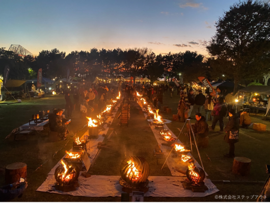 【有明で冬の炎を囲む一日】『焚火クラブ2026」が東京臨海広域防災公園で開催！70台以上の焚火台が火を灯す