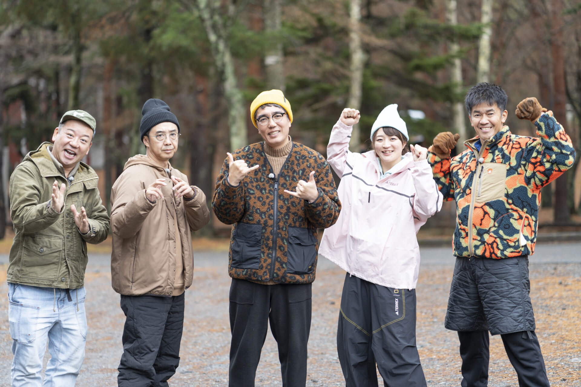 雨でも全力！金メダリスト参戦「バイきんぐ西村流 真冬の野遊びキャンプ」【ロケ密着・前編】