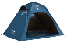 コールマンの進化系シェードなら、真夏の光も突然の小雨もこれ一つで安心！