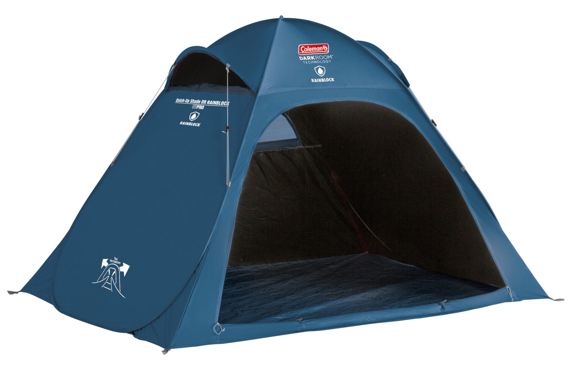 コールマンの進化系シェードなら、真夏の光も突然の小雨もこれ一つで安心！